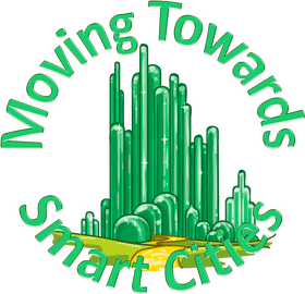 Smart City Skyline A Green Tomorrow PNG