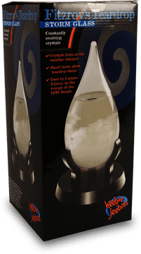 Fitzroy's Teardrop Storm Glass Evolving Crystal Mystique PNG