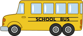 Bright Yellow School Bus Adventure PNG