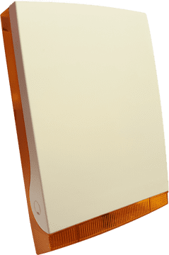 Modern Orange Accent Folder Design PNG