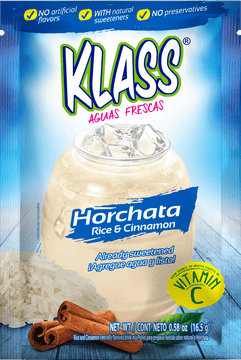 Klass Refreshing Horchata Drink with Rice and Cinnamon PNG