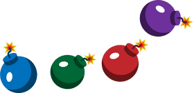 Colorful Explosive Bath Bomb Delight PNG