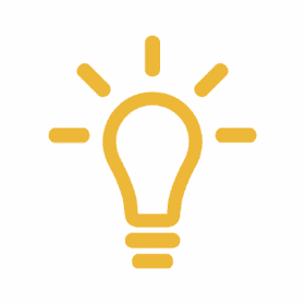Bright Ideas with a Light Bulb PNG