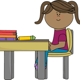 Cozy Office Desk for Creative Learning PNG