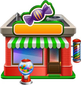 Craft Scissors & Sweet Treats Shop PNG