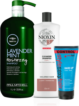 Revitalizing Lavender Mint Shampoo Collection PNG