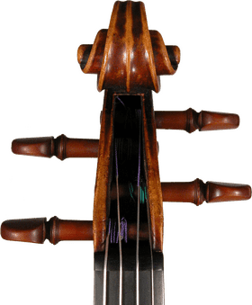 Close-up Picture of a Musical Instrument's Headstock PNG