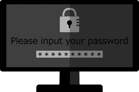 Secure Your Access Input Password Here PNG