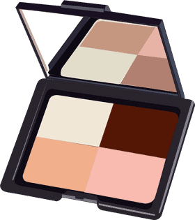 Radiant Glow Face Powder Palette PNG