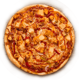 Tropical Chicken Delight Pizza PNG