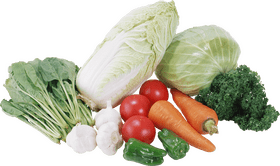 Fresh Harvest from the Vegetable Garden PNG