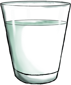 Magnifying Glass Exploration of Liquid Reflection PNG