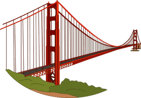 Golden Gate Bridge Iconic Spanning Marvel PNG