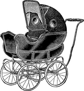 Stroller Transport for Modern Families PNG
