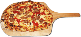 Savory Meat Lovers' Pizza Delight PNG