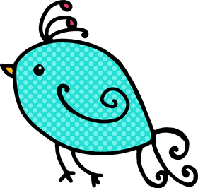 Spring Whimsy The Cheerful Bluebird PNG