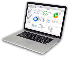 Data Insights Laptop for Efficient Management PNG