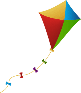 Colorful Flying Kite Adventure PNG