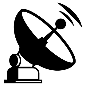 High-Frequency Radio Antenna Transmission Dish PNG