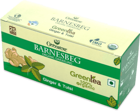 Organic Ginger and Tulsi Tea Box PNG