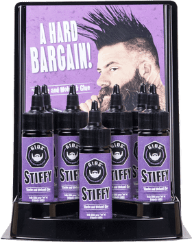 Stiffy Glue The Ultimate Hold for Your Style PNG