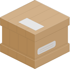 Essential Shipping Box for All Occasions PNG