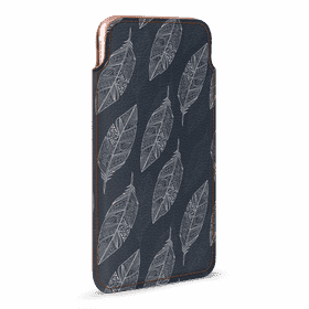 Stylish Floral Pattern Leather Wallet PNG