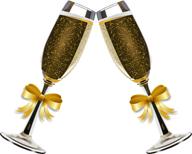 Celebration Amidst Broken Glass Elegance PNG