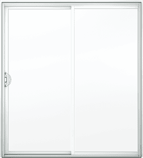 Elegant Frosted Glass Door Design PNG