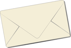 Classic Envelope Mail Design Template PNG
