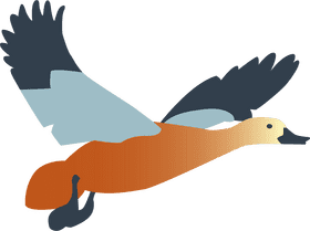 Rubber Duck in Flight Adventure PNG