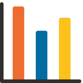 Colorful Data Insights Chart Overview PNG