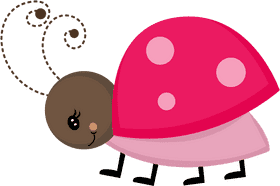 Cheerful Ladybug Adventure PNG