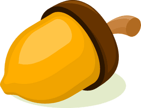 Golden Acorn Nut Delight PNG