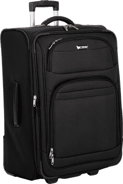 Compact Rolling Luggage Suitcase for Travel PNG