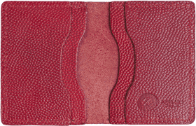 Stylish Red Leather Wallet for Chic Elegance PNG