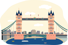 Majestic Bridge of Timeless Elegance PNG