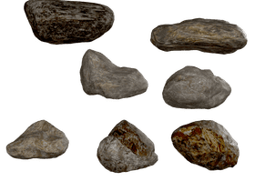 Punk Rock Pebbles Raw Energy and Texture PNG