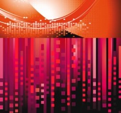 Colorful background vector material