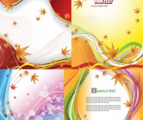 Beautiful autumn background vector
