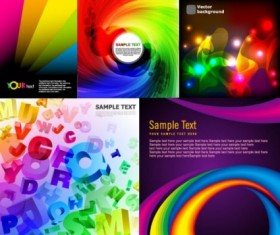 Cool glare background vector 01