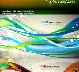 Shine modern background vectors material