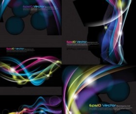 Cool glare background vector 02