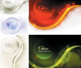 Soft round fantasy background Illustration vector