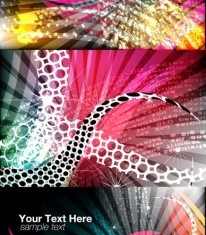 Trend of dynamic elements grunge background vector