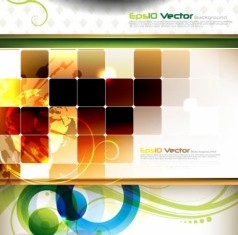 Colored abstract with modern background vector