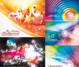 Colorful background dream vector material