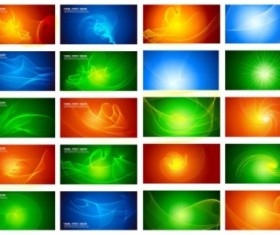 Abstract colored smoke background vector