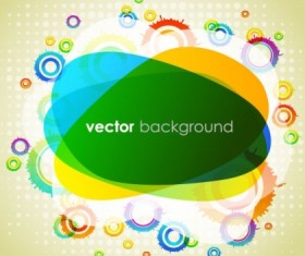 Layer colorful art background vector