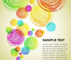 Vector background clutter lines design